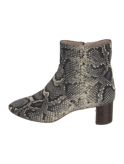 Loeffler Randall Canvas Animal Print Boots