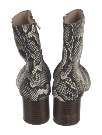Loeffler Randall Canvas Animal Print Boots