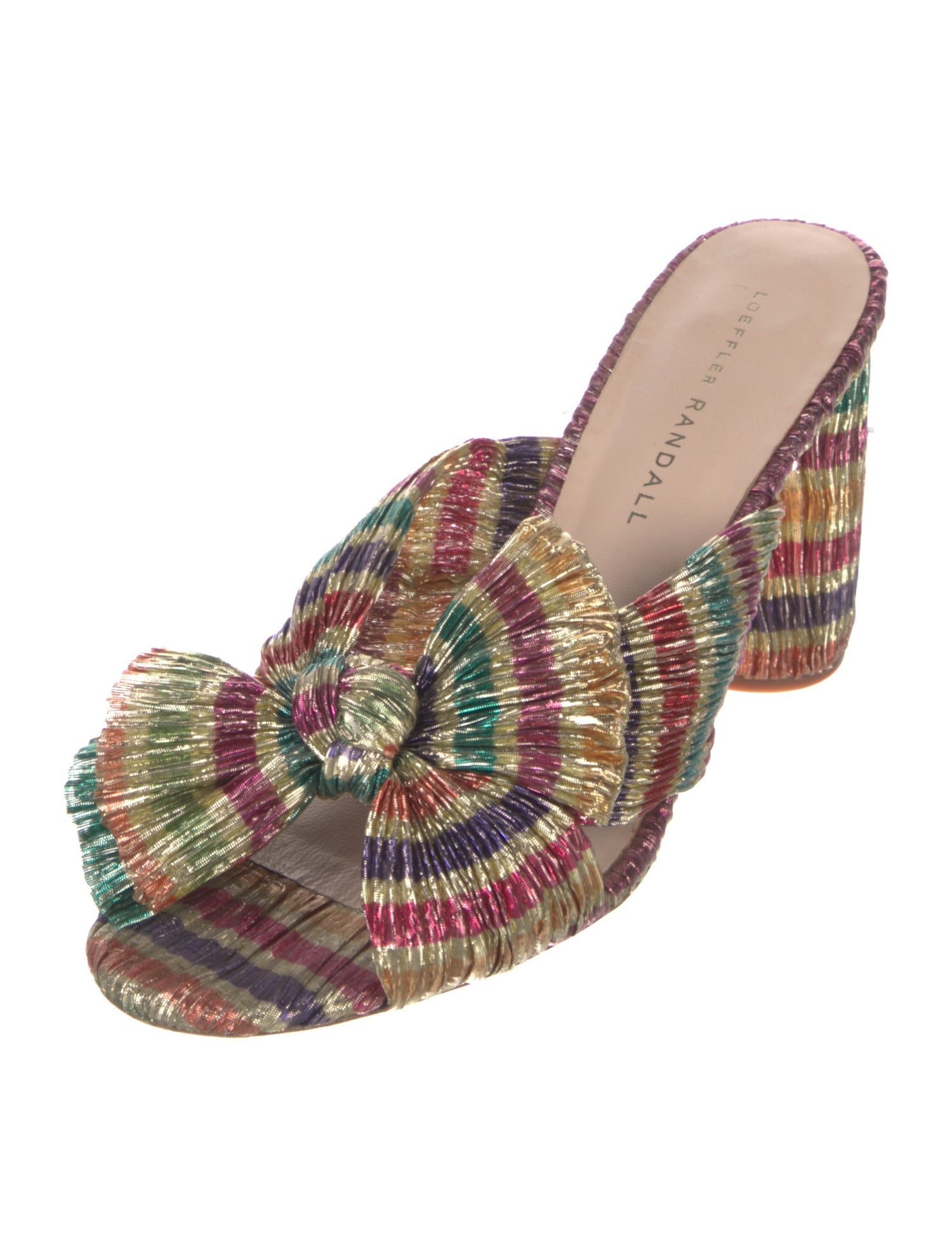 Loeffler Randall Bow Accents Slides