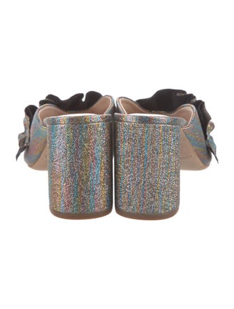 Loeffler Randall Ruffle Embellishment Slides