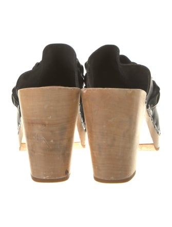 Loeffler Randall Leather Braided Accents Mules