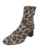 Loeffler Randall Suede Animal Print Boots