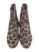 Loeffler Randall Suede Animal Print Boots