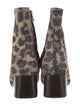 Loeffler Randall Suede Animal Print Boots