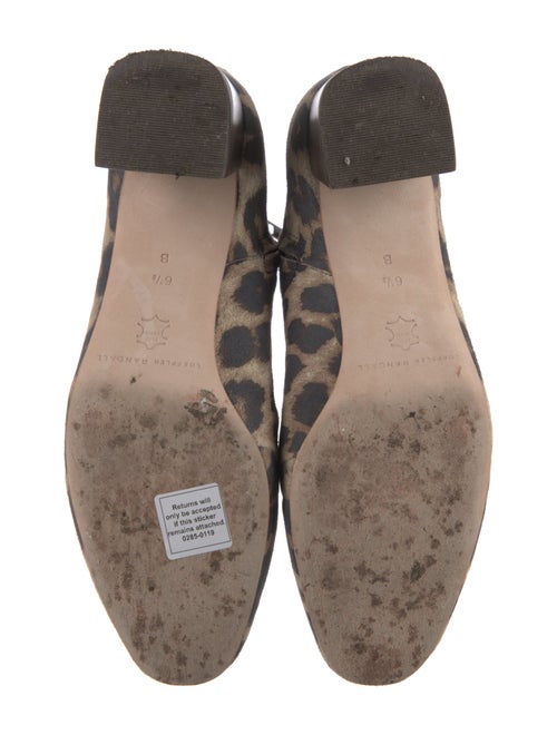 Loeffler Randall Suede Animal Print Boots
