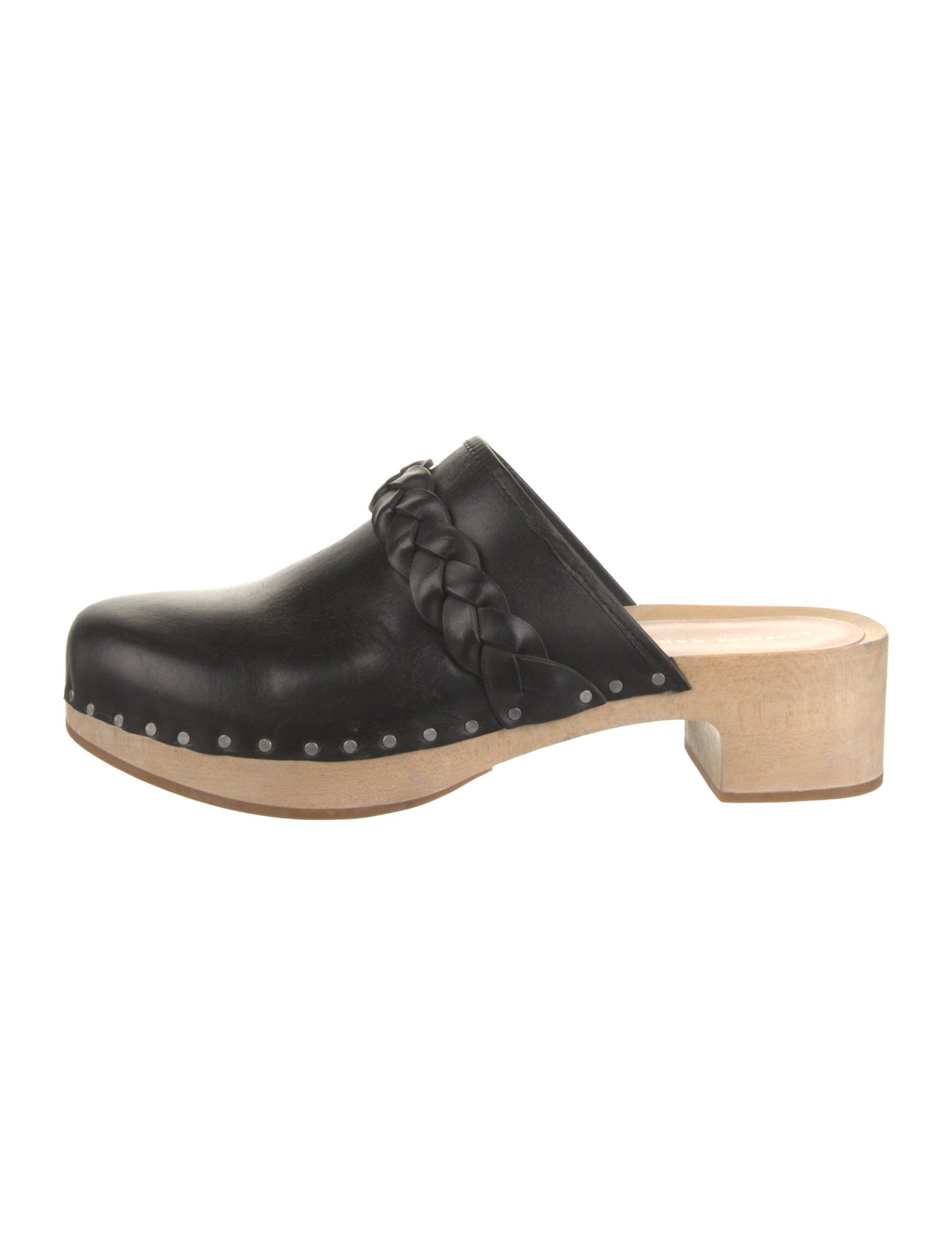 Loeffler Randall Leather Braided Accents Mules