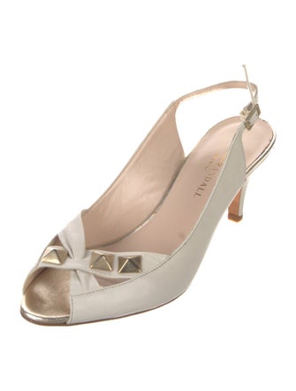 Loeffler Randall Leather Slingback Pumps