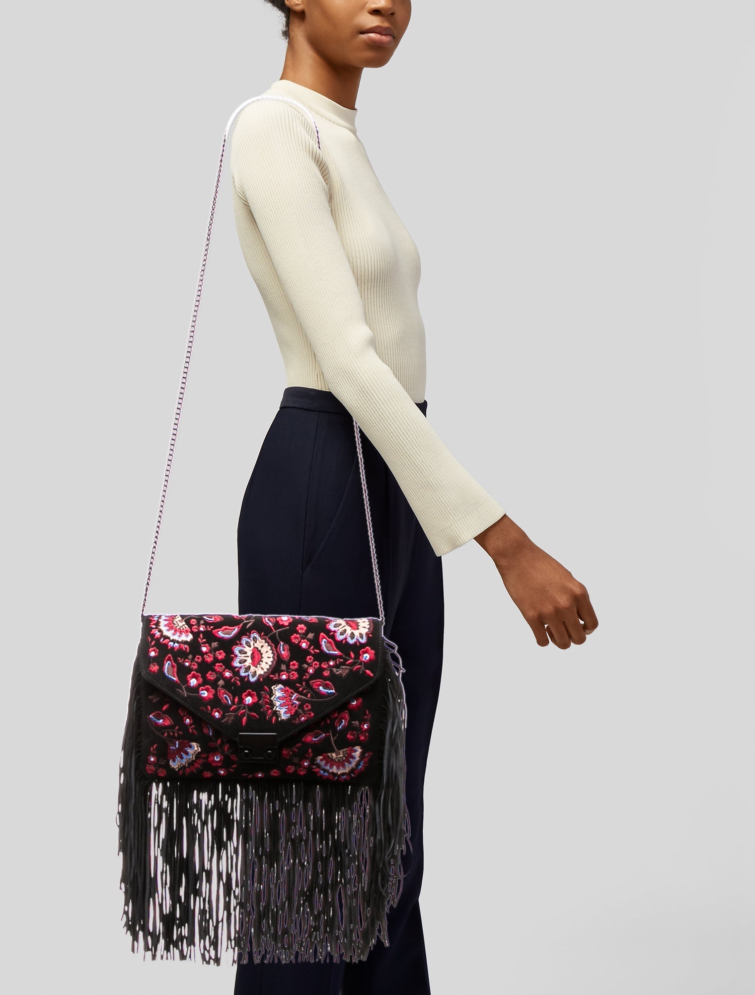 Loeffler Randall Suede Backpack