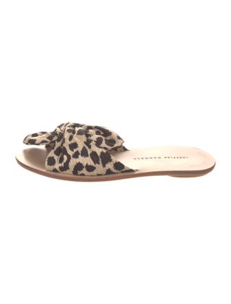 Loeffler Randall Animal Print Slides