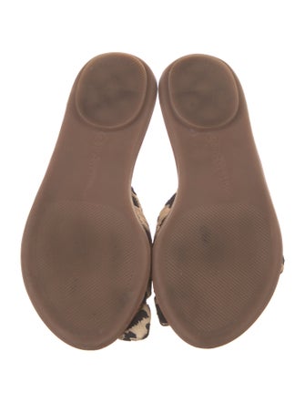 Loeffler Randall Animal Print Slides