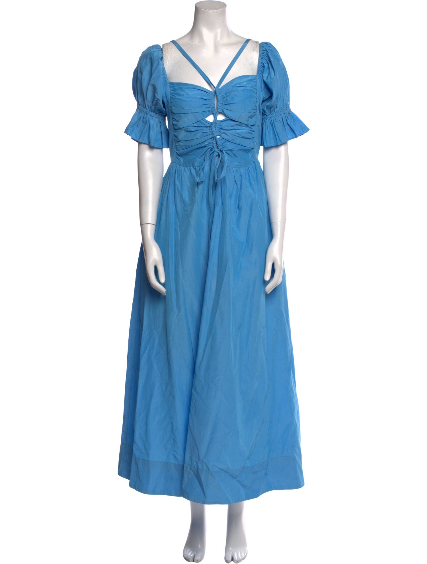 Loeffler Randall V-Neck Long Dress