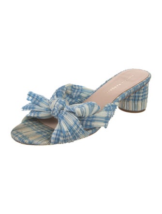 Loeffler Randall Animal Print Slides