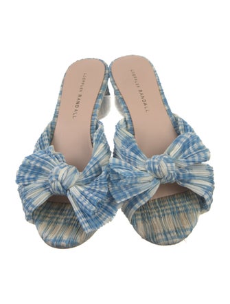 Loeffler Randall Animal Print Slides