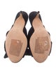 Loeffler Randall Suede Bow Accents Slides