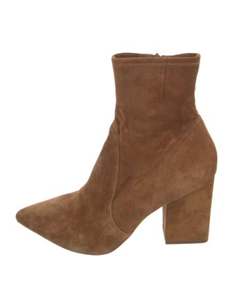 Loeffler Randall Suede Sock Boots