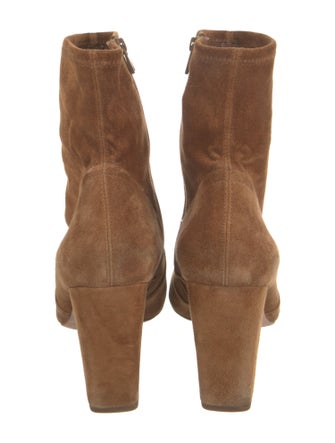 Loeffler Randall Suede Sock Boots