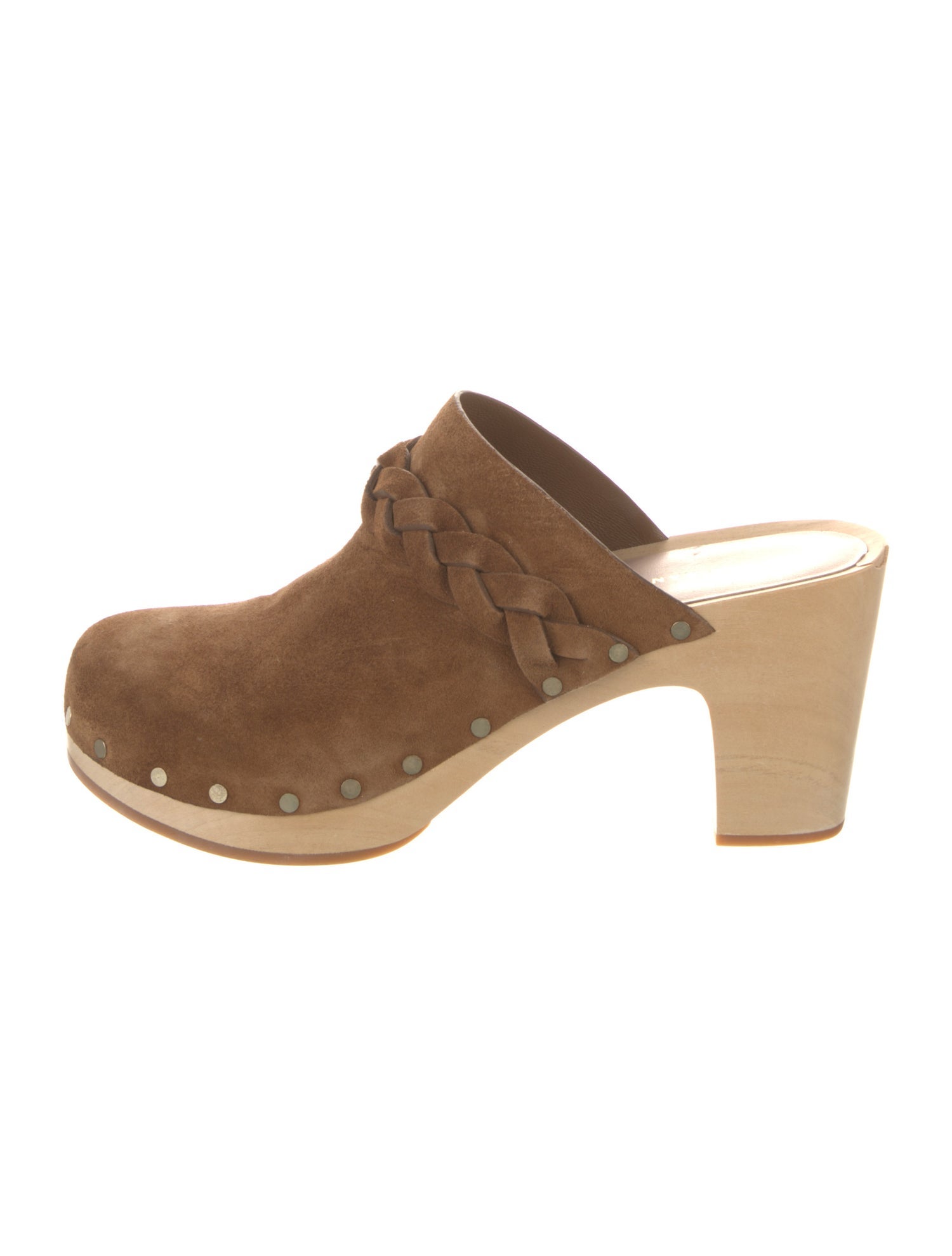 Loeffler Randall Suede Studded Accents Mules