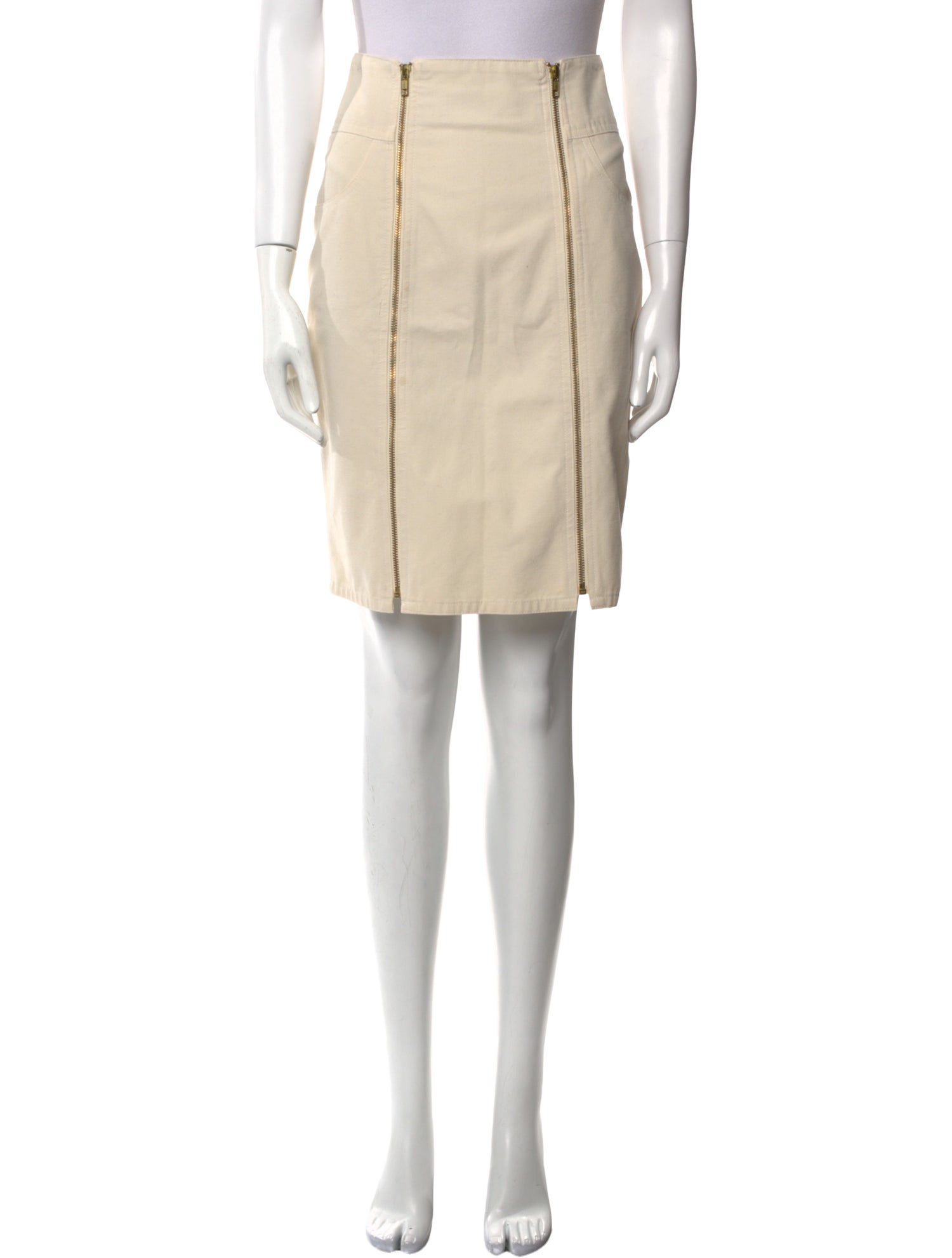 Loeffler Randall Silk Knee-Length Skirt