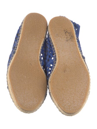 Loeffler Randall Leather Patterned Espadrilles