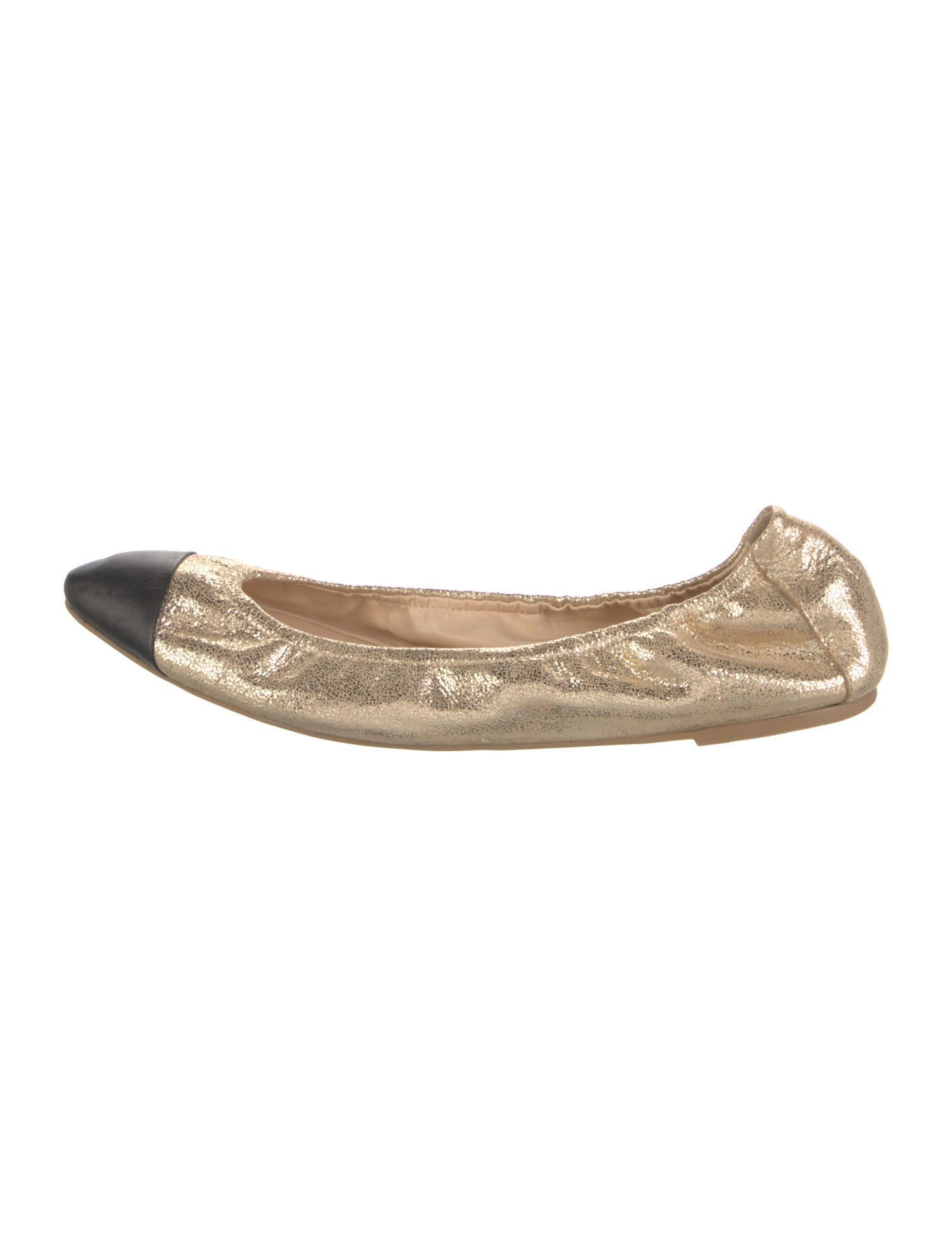 Loeffler Randall Leather Colorblock Pattern Ballet Flats