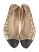 Loeffler Randall Leather Colorblock Pattern Ballet Flats