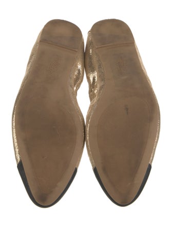 Loeffler Randall Leather Colorblock Pattern Ballet Flats