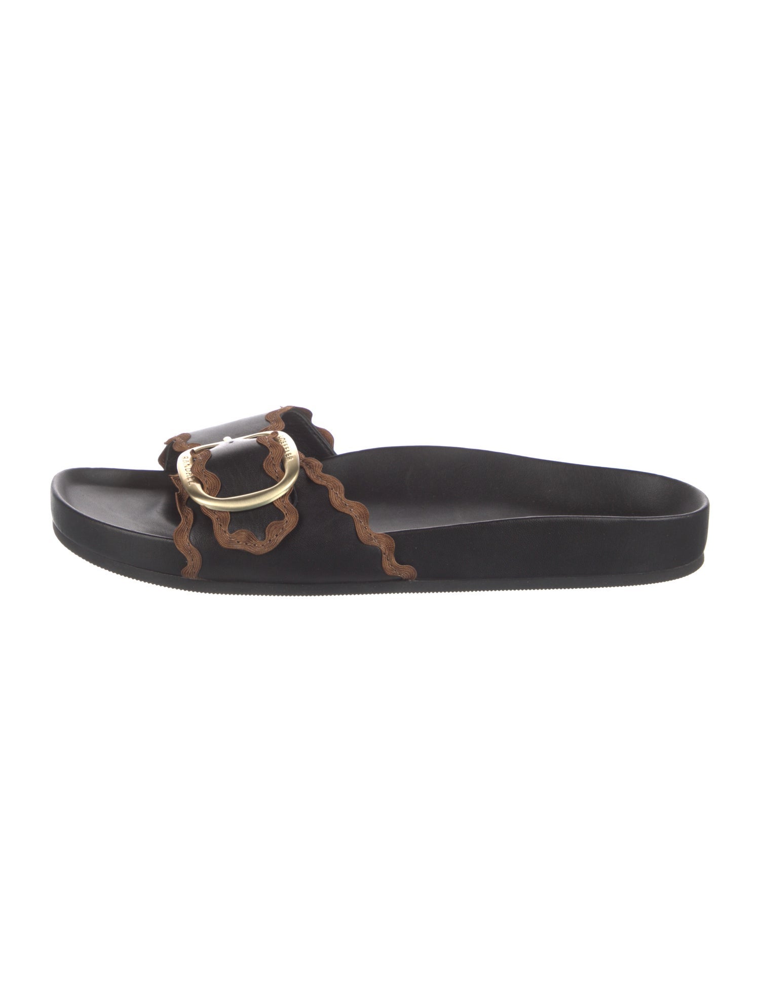 Loeffler Randall Leather Slides