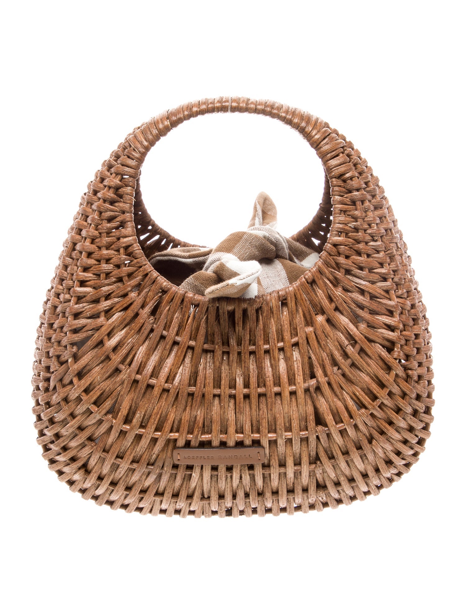 Loeffler Randall Wicker Top Handle Bag
