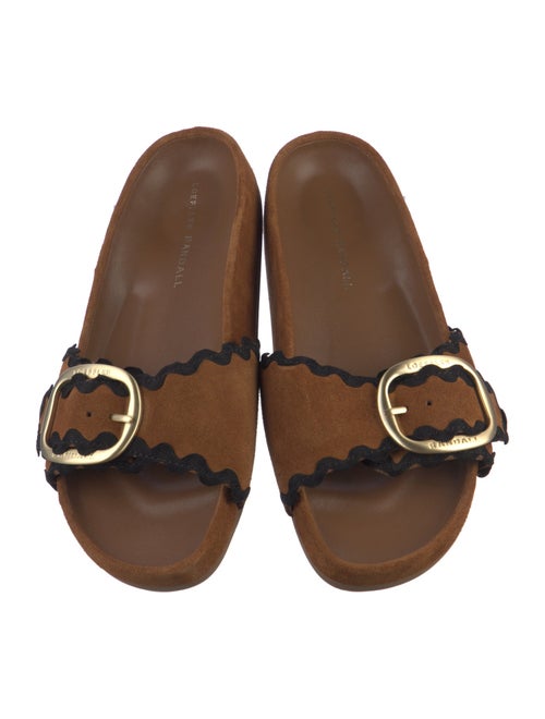 Loeffler Randall Suede Slides