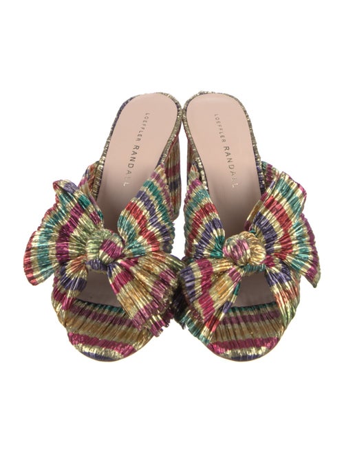 Loeffler Randall Striped Slides