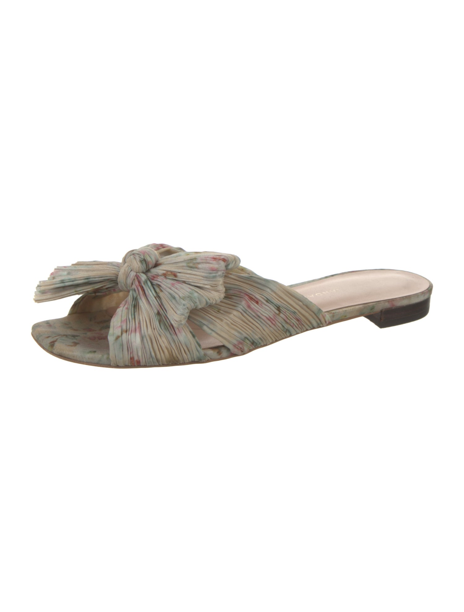 Loeffler Randall Floral Print Slides