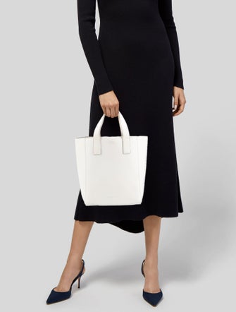 Loeffler Randall Leather Top Handle Bag