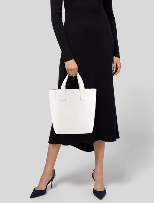 Loeffler Randall Leather Top Handle Bag