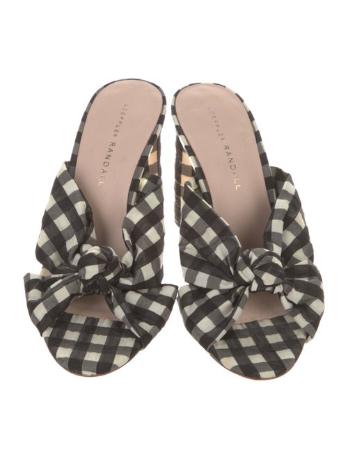 Loeffler Randall Animal Print Mules