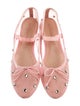 Loeffler Randall Mesh Bow Accents Ballet Flats