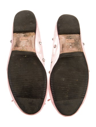 Loeffler Randall Mesh Bow Accents Ballet Flats