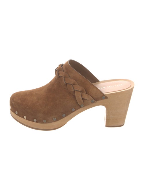 Loeffler Randall Suede Studded Accents Mules