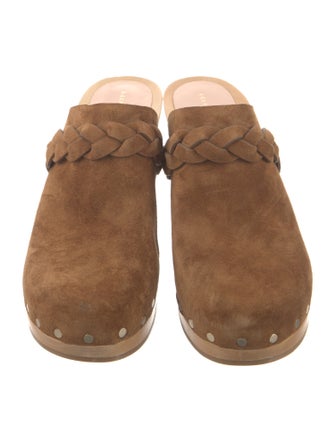 Loeffler Randall Suede Studded Accents Mules