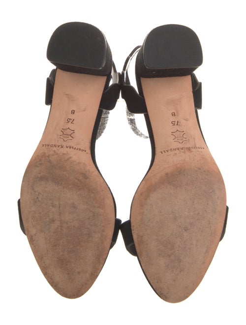 Loeffler Randall Suede Scalloped Accent Sandals