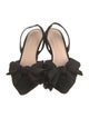 Loeffler Randall Suede Bow Accents Slingback Pumps