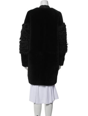 Loeffler Randall Shearling Fur Coat