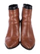 Loeffler Randall Leather Colorblock Pattern Boots