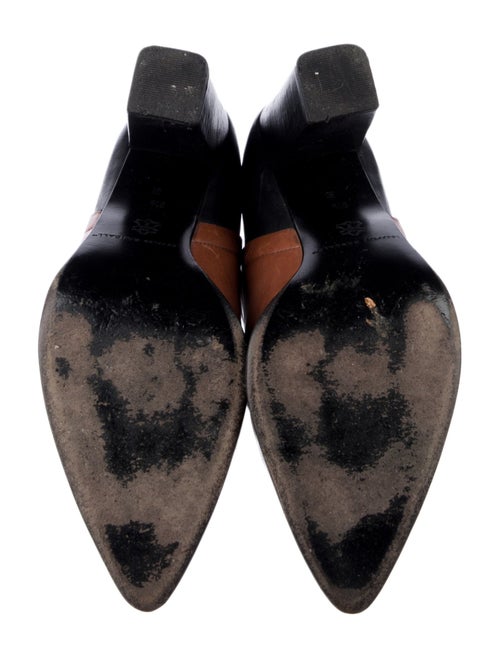 Loeffler Randall Leather Colorblock Pattern Boots