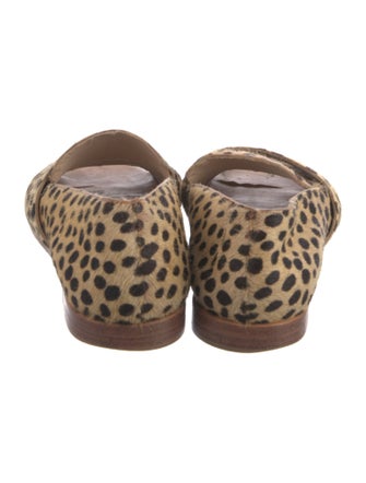 Loeffler Randall Ponyhair Animal Print Slides