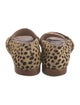 Loeffler Randall Ponyhair Animal Print Slides