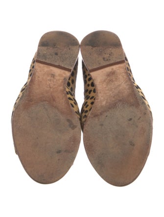 Loeffler Randall Ponyhair Animal Print Slides