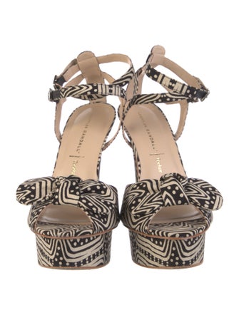 Loeffler Randall Canvas Printed Sandals