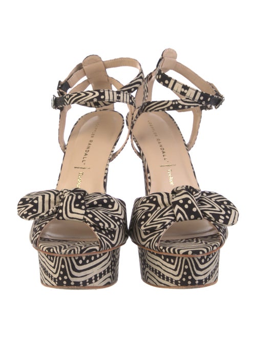 Loeffler Randall Canvas Printed Sandals