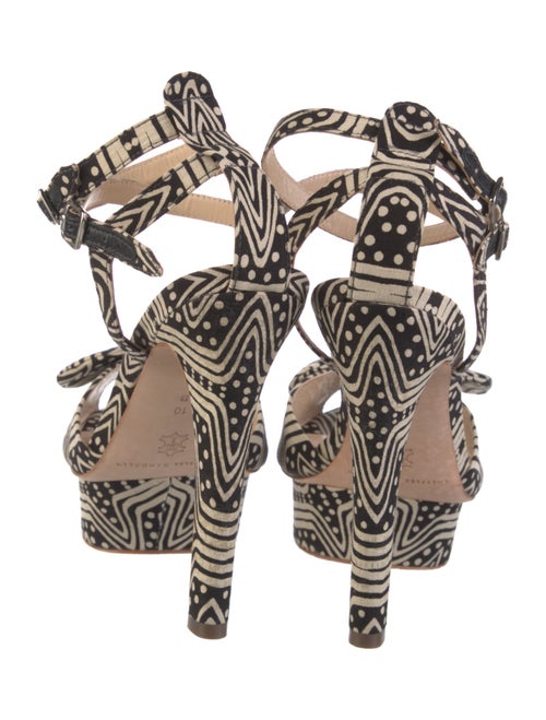 Loeffler Randall Canvas Printed Sandals