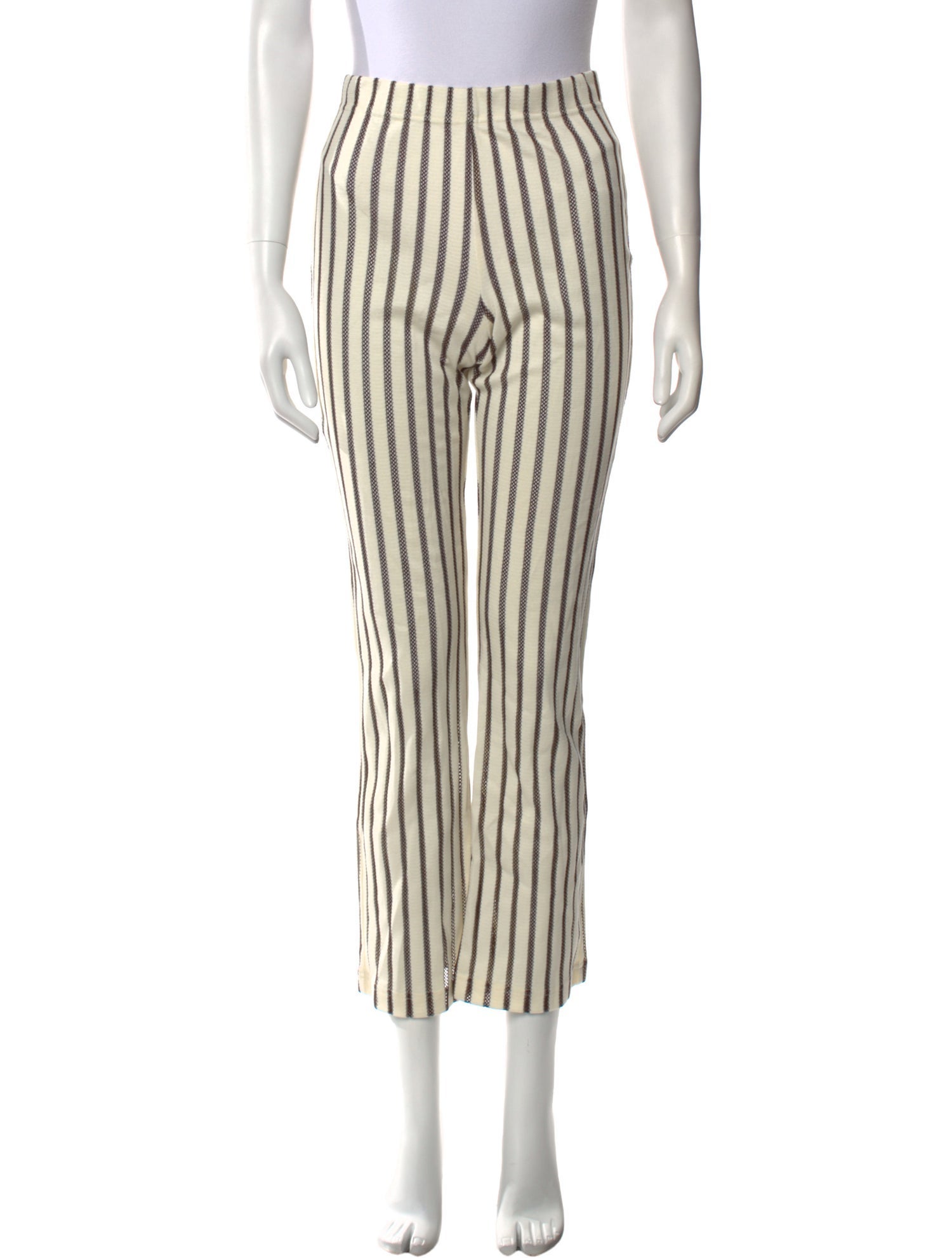Loeffler Randall Striped Wide Leg Pants w/ Tags